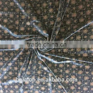 Hot Selling KS Velvet Flower Lacquer Print Velvet for Dress to Middle East thumbnail-6