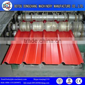 Metal Color Steel Profile Trapezoidal Roof Panels Roll Forming Machine thumbnail-1