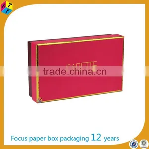 Custom Pink Cardboard Foil Stamped Box thumbnail-3