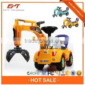 Children Plastic Manual Ride on Car for Sale thumbnail-1