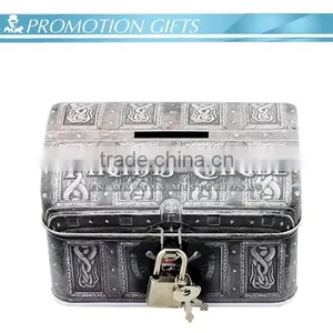 Pandora Money Saving Box With Lock for Gifts Coin Can thumbnail-1