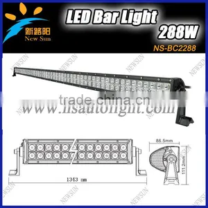 C Ree 288w 50 Inch Curved Led Light Bar,Led Work Light,Double Row Led Bars thumbnail-1