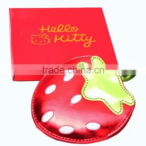 Wholesale Girl Compact Hand Cosmetic Makeup Pocket Mirror thumbnail-1