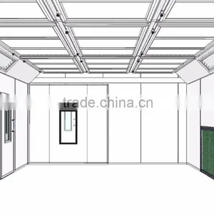 JF Outdoor Spray Booth Pressurized Spray Booth Water Curtain Spray Booth thumbnail-5