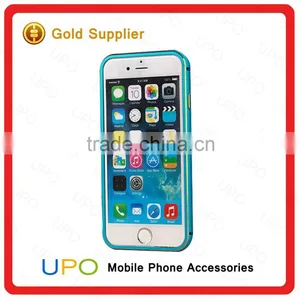 [UPO] Clear Slim Transparent Hard PC Plastic Back Cover Aluminum Alloy Frame Bumper Case for IPhone 6/ 6 Plus thumbnail-3