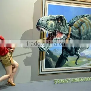 Top 2015 New Products Dinosaur 9D Cinema, Thrilling 5d 7d Cinema Equipment for Amusement Park thumbnail-1