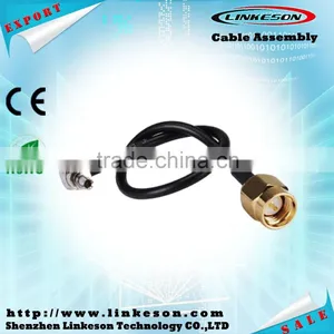 SMA Male to CRC9 Male Right Angle Pigtail Cable RG174 thumbnail-1