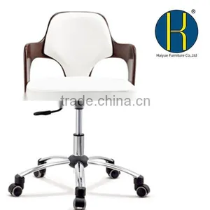 HOT Fashion WorkWell Executive Computer Desk Office Chair With Bent Wood Frame thumbnail-1