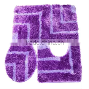 Bathmat Set 3pcs Polyester Carpets and Rugs thumbnail-1