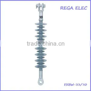33kV Suspension Composite Insulator,Composite Polymer Suspension Rod Insulator thumbnail-1