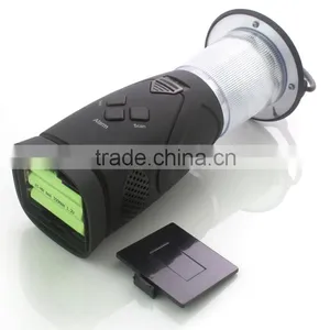 FM Radio Dynamo & Solar 8LED Camping Lantern USB Charger Hand Crank Hanging Lantern thumbnail-2