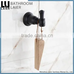 Modern Zinc Alloy ORB Finishing Bathroom Sanitary Items Wall Mounted Robe Hook thumbnail-1