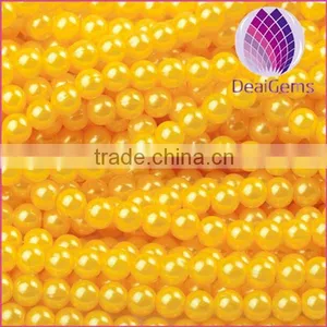 Whole Sale Colorful 14mm Immitation Pearl ABS Round Plastic Beads Chain for Jewelry Christmas thumbnail-1