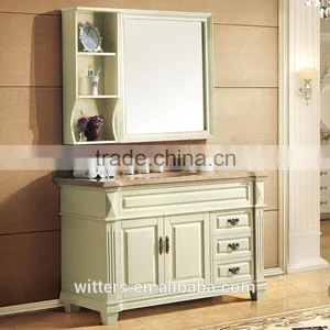 WTS-8422B Foshan Antique Bathroom Cabinet /bathroom Vanities Double Sinks thumbnail-2
