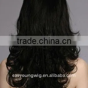 Synthetic Curly Full Lace Wig, Half Wigs for Black Hair,3/4 Wigs thumbnail-3
