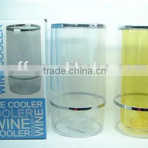 1.5L Mini Plastic Acrylic Wine Bottle Cooler for One Bottle thumbnail-4