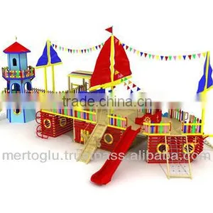 Wooden Children Playground Equipment thumbnail-1