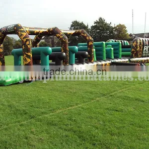 Adult Obstacle Course for Adventure,Army Inflatable Obsatcle Course,Inflatable Assault Course for Children thumbnail-1