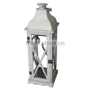 Normal Style Iron Lanterns Wooden Made for Home Decoration thumbnail-2