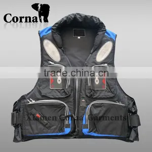 OEM Service Fishing Life Vest Functional Fishing Wear With Contrast Color thumbnail-1