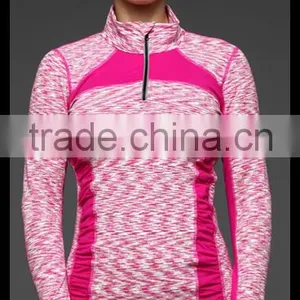 Kiteng 2016 New Design Women's Yoga Coat Fitness Running Sport Hooded Jacket With 1/4 Zipper Office In USAsmall Minimum thumbnail-5