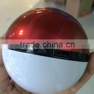 Pokemon Go Pokeball Power Bank 12000 MAh Dual USB LED Quick Phone Charge Powerbank for Mobile Phones AR Game thumbnail-5