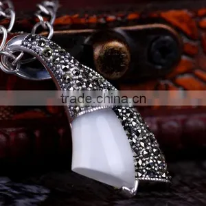 Horn Shaped Pendant Handmade Jewelry Thailand Factory Direct Wholesale thumbnail-2