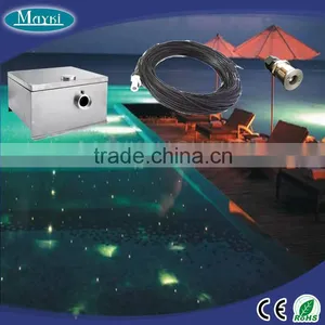 LED Swimming Pool Light With End Light Optic Fiber With Black Pvc Sheated and Illuminator 80w Fiber Optic thumbnail-5