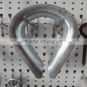U.S. Type Standard Wire Rope Sleeve, G411 Thimble, Electrical Wire Ring thumbnail-1