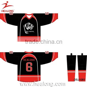 Hight Qulity Cheap Hot Sale Reversible Sublimation Ice Hockey Wear Shirts Jerseys China thumbnail-2