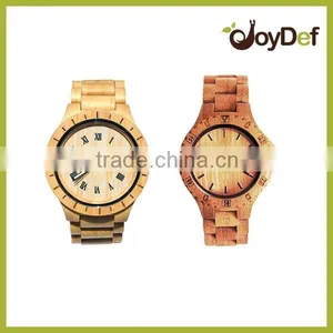 Wholesale Price Unisex Bamboo Watches Brands, Hot Sale Wooden Bamboo Watch | Big Dial Watch thumbnail-3