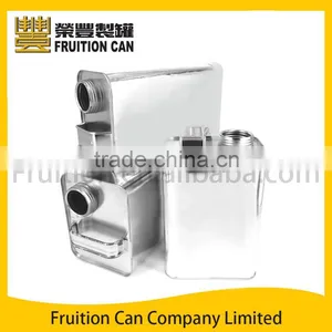 Large Rectangular Oil Petrol Tin Can With Handle thumbnail-1