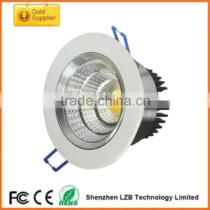 High Quality Chip Dimmable LED Ceiling Downlight 100lm/w 3"/4"/6"/8" IP40 SMD/COB LED Recessed Downlight thumbnail-1