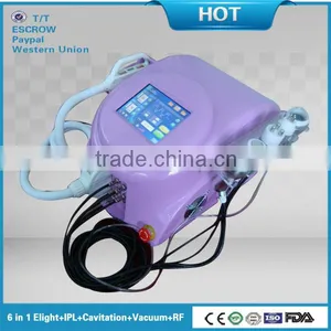 Hottest Sale 6 IN 1 Ipl Laser Hair Removel Machine for Sale With Cavitation RF (CE,ISO,LOW PRICE) thumbnail-1