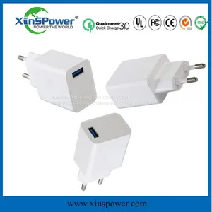 Hot Sale QC3.0 EU Plug Wall USB Charger for Phone thumbnail-3