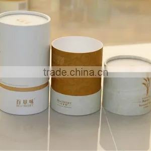 Round Printed Cardboard Tube/paper Tube/carton Tube With Lid thumbnail-3