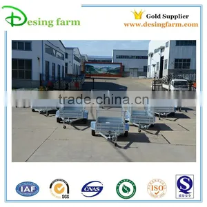 Hot Dip Galvanized Car Box Trailer thumbnail-1