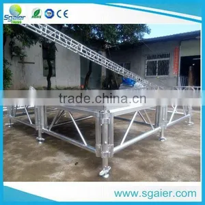2017 New Size Portable Stage With Steps Stairs From Sgaier thumbnail-5