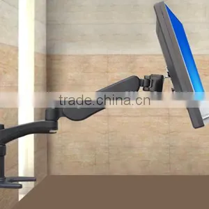 Adjustable Tilting Desk Mount Bracket for LCD thumbnail-1