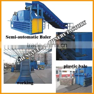 Semi-Automatic Hydraulic PET Bottle Baler Baling Machine thumbnail-2