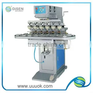 6 Color Hardware Pad Printer With Conveyor thumbnail-1