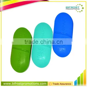 Bulk Plastic Capsule Shaped Pill Box thumbnail-1