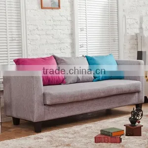 SFA00008 Chesterfield Linen Sofa,2 Seat Sofa With Down Feather Cushion,Hotel Sofa Chair With Linen Fabric thumbnail-2
