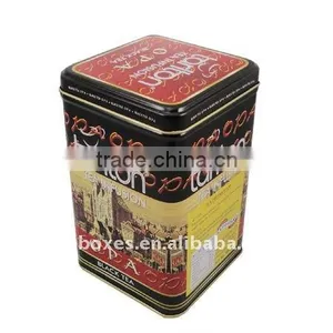 Empty Metal Coffee Canister thumbnail-1
