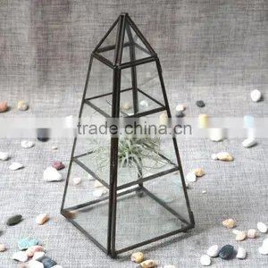Attrative Home Decor Geometric Glass Terrarium Wholesale Container thumbnail-2
