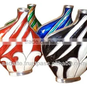 Beautiful Home Decor Aluminium Multi-color Aluminium Vase thumbnail-1