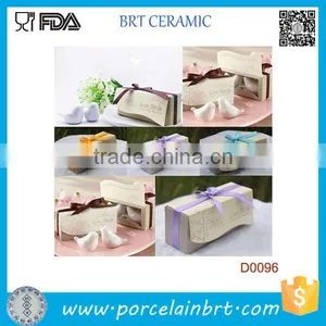 Cute Love Bird Pair Salt Pepper Ceramic Shaker Wedding Favor thumbnail-2