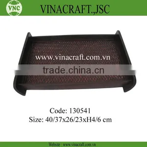 Cheap Brown Bamboo Tray thumbnail-6
