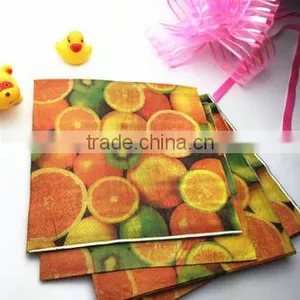 330*330 Various Designs Pulp Paper Napkin thumbnail-1