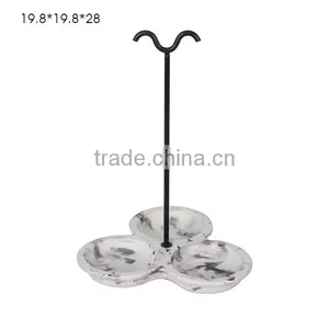 Large Copper And Marble Jewellery Stand thumbnail-1